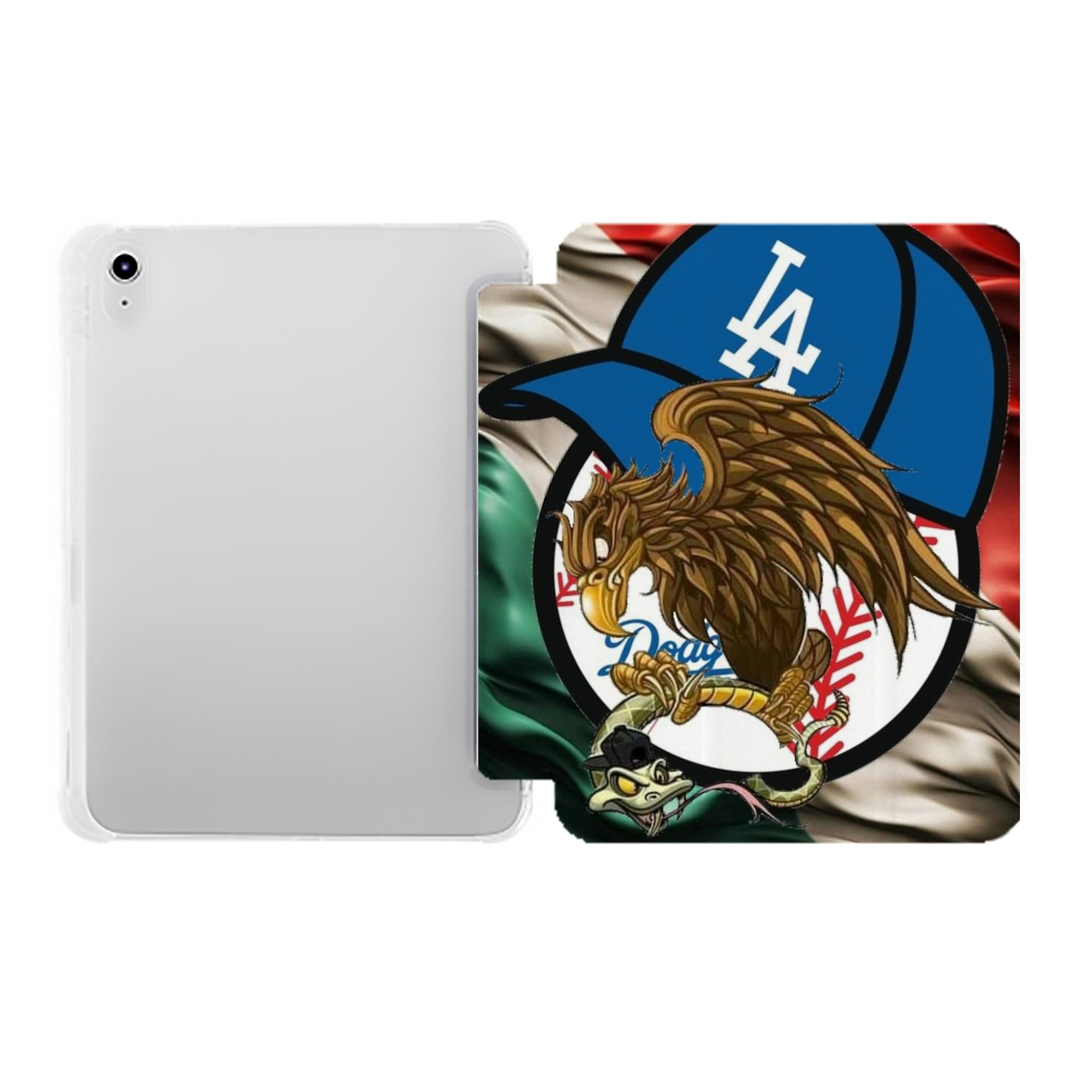  Premium Tri-Fold PU Leather & Silicone IPad Case With Pencil Slot – Fits 9.5,10.5,10.9 – Adjustable Stand, Slim, Protective